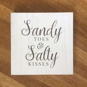 Cute beach style sign